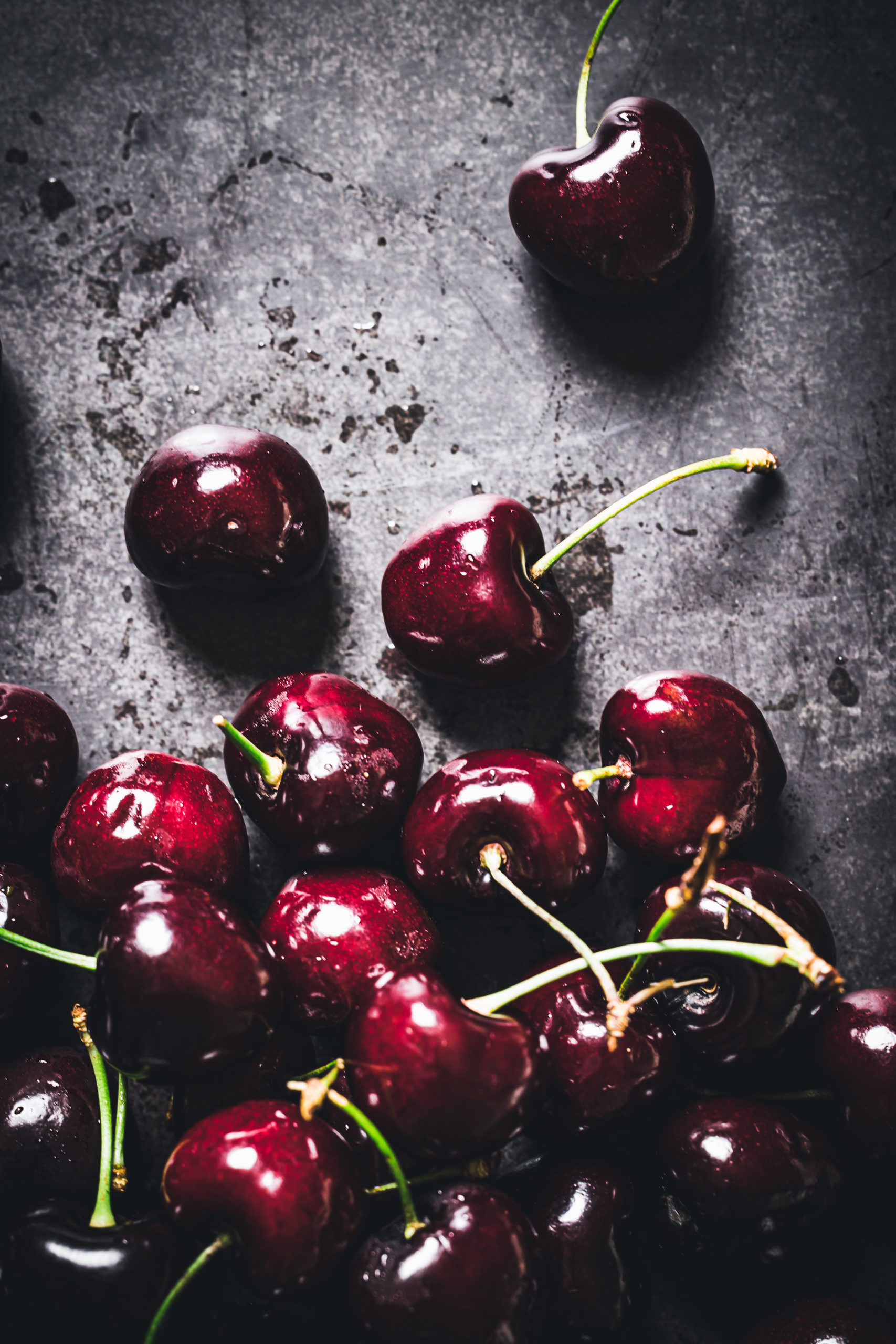 Cherries Macro Photography by Zuzana Rainet