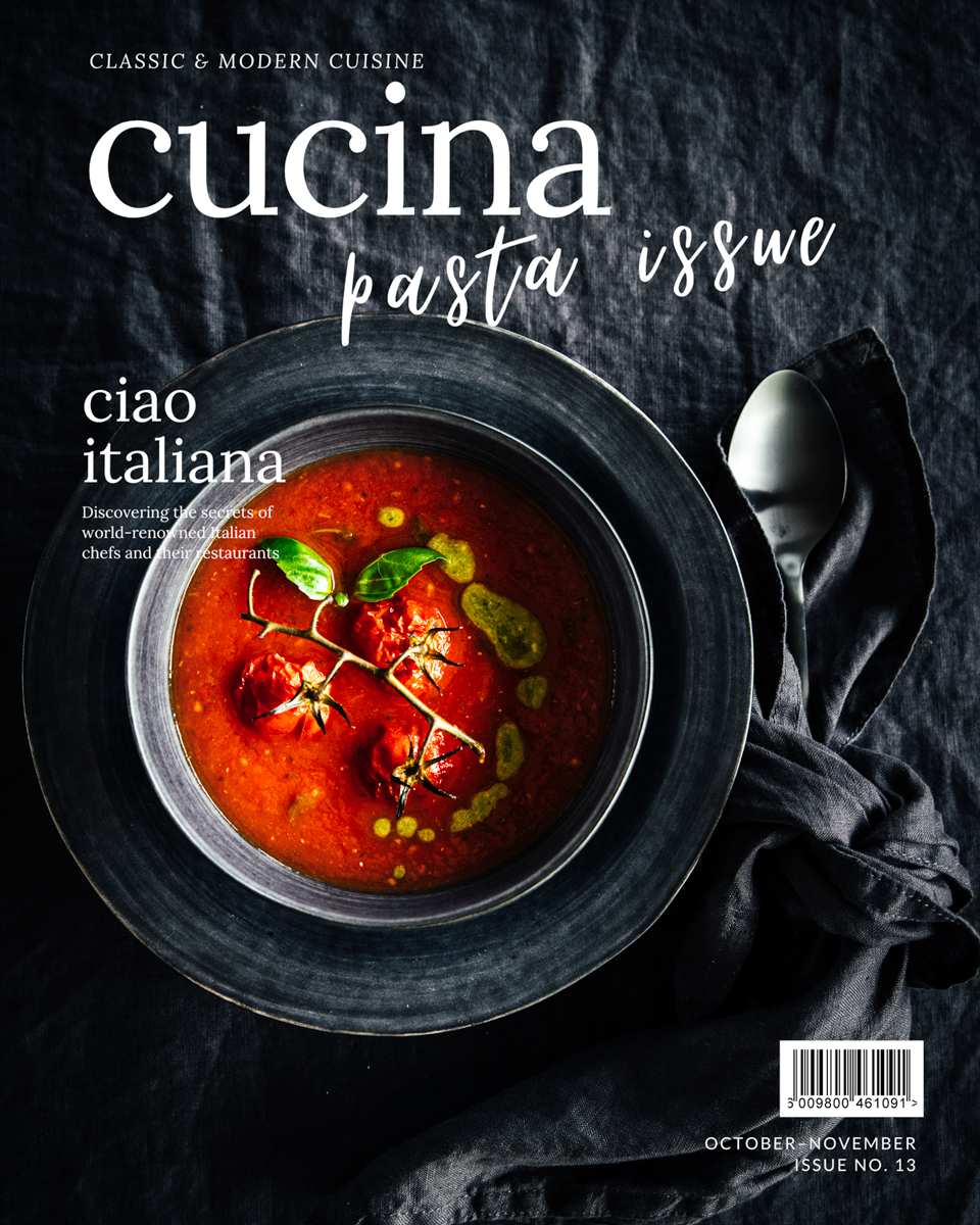 Food magazine cover-Roasted Tomato Soup-Zuzana Rainet-Food Photographer-Bratislava Slovakia