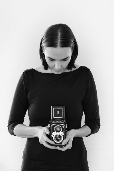 Auto-portrait of food photographer Zuzana Rainet