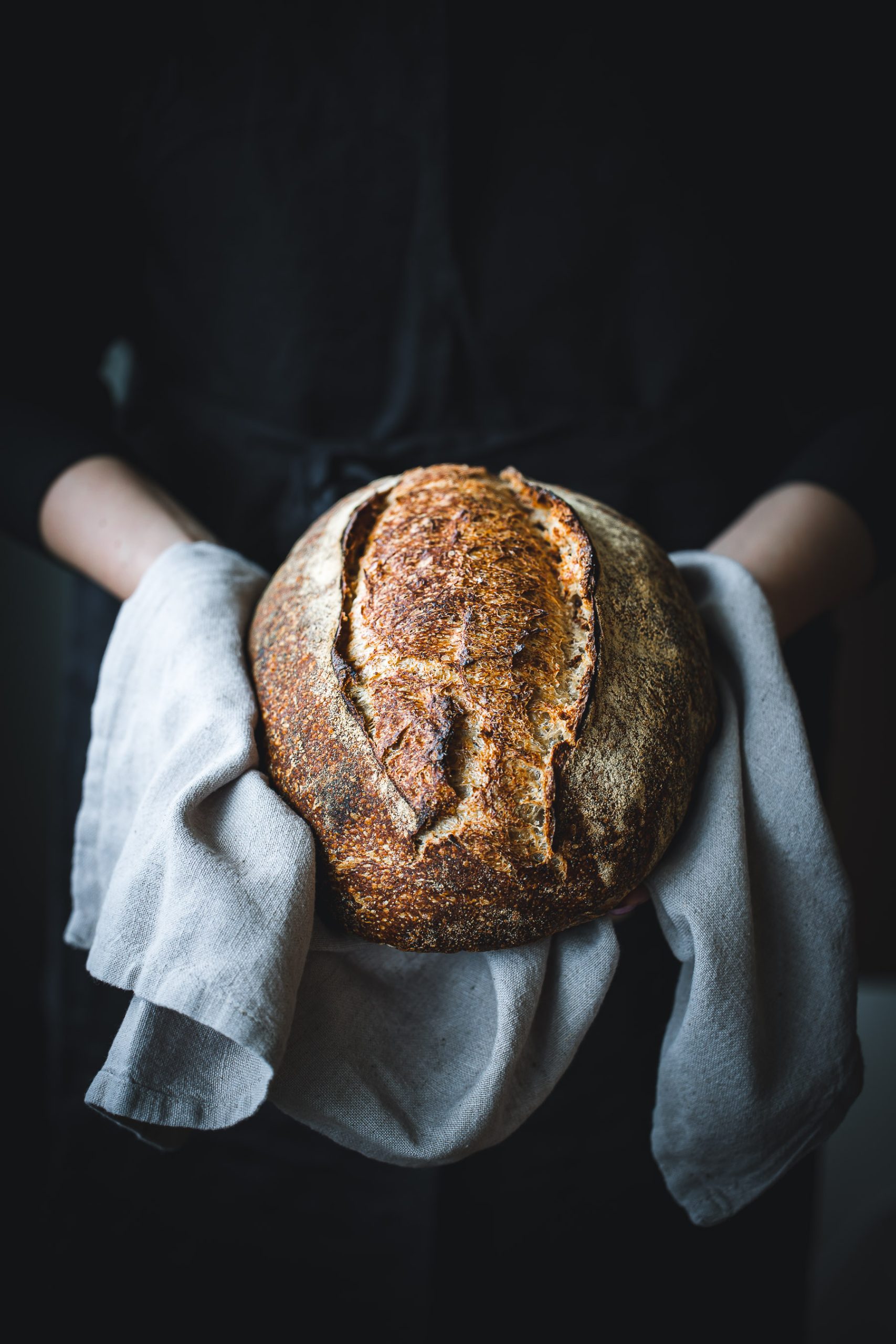 Sourdough bread food photography by Zuzana Rainet from Bratislava Slovakia