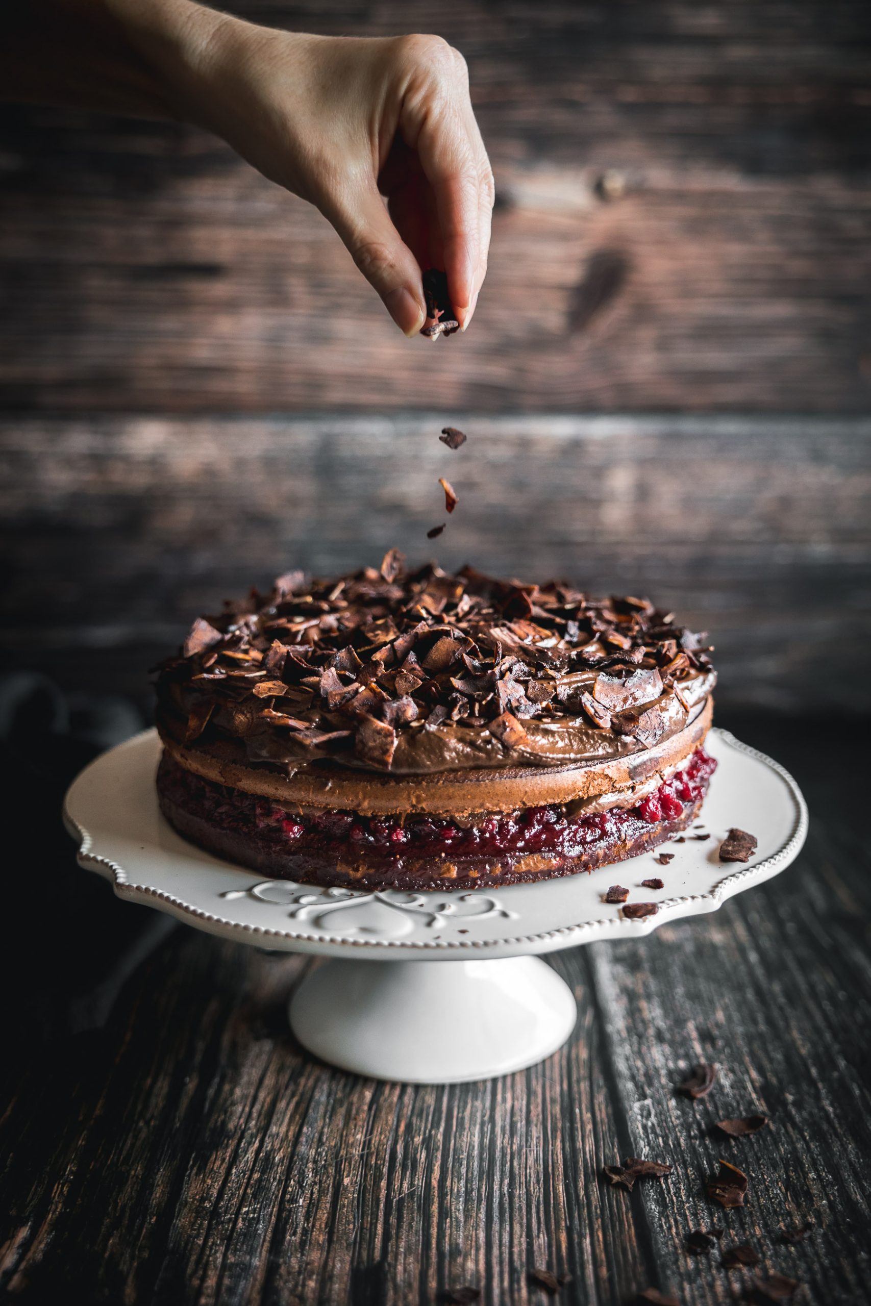 Čokoládová torta recept, Fotografie jedla, food fotograf Zuzana Rainet, Bratislava Slovensko