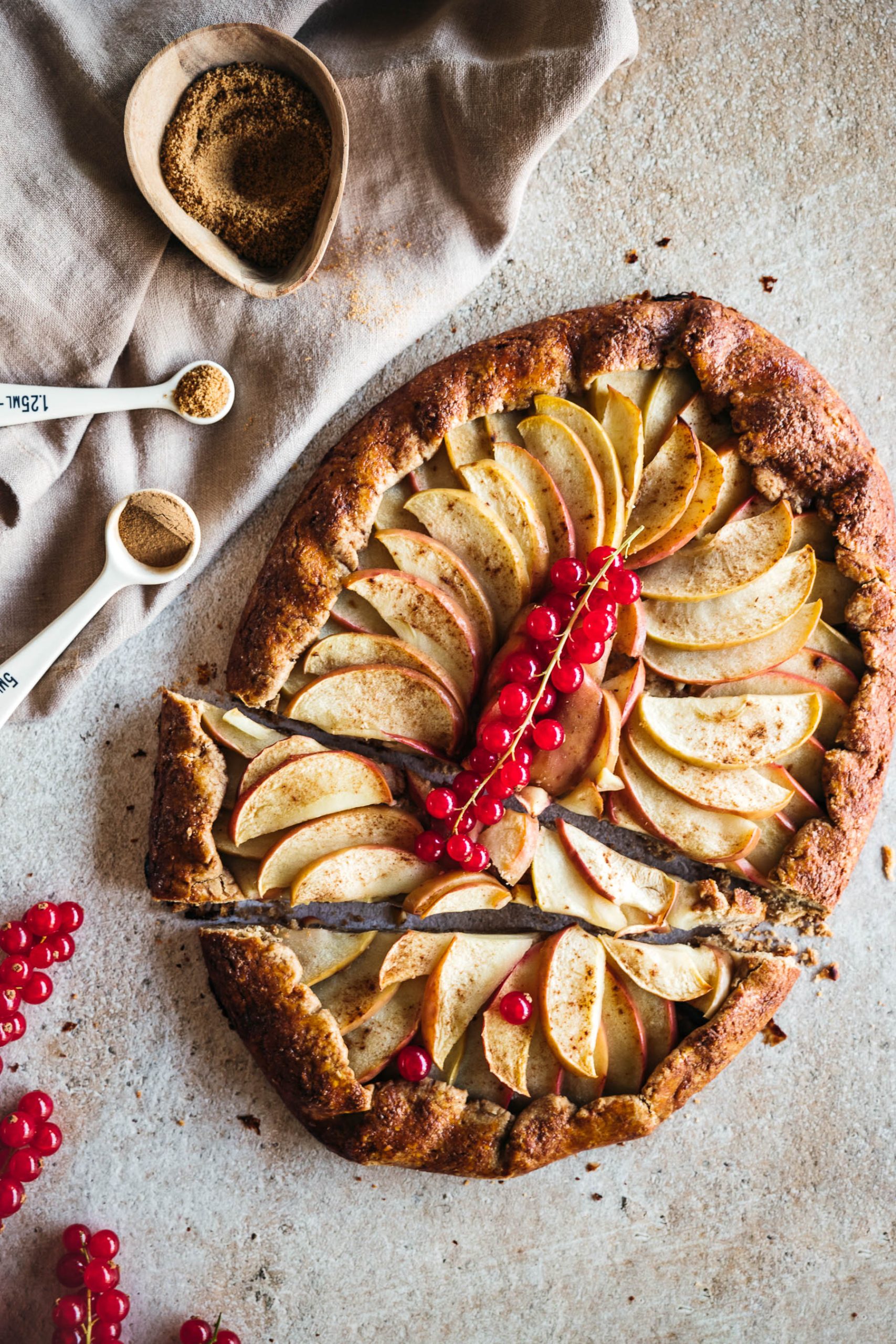 Jablková galetka recept, fotky jedla, food fotograf Zuzana Rainet, Bratislava Slovensko