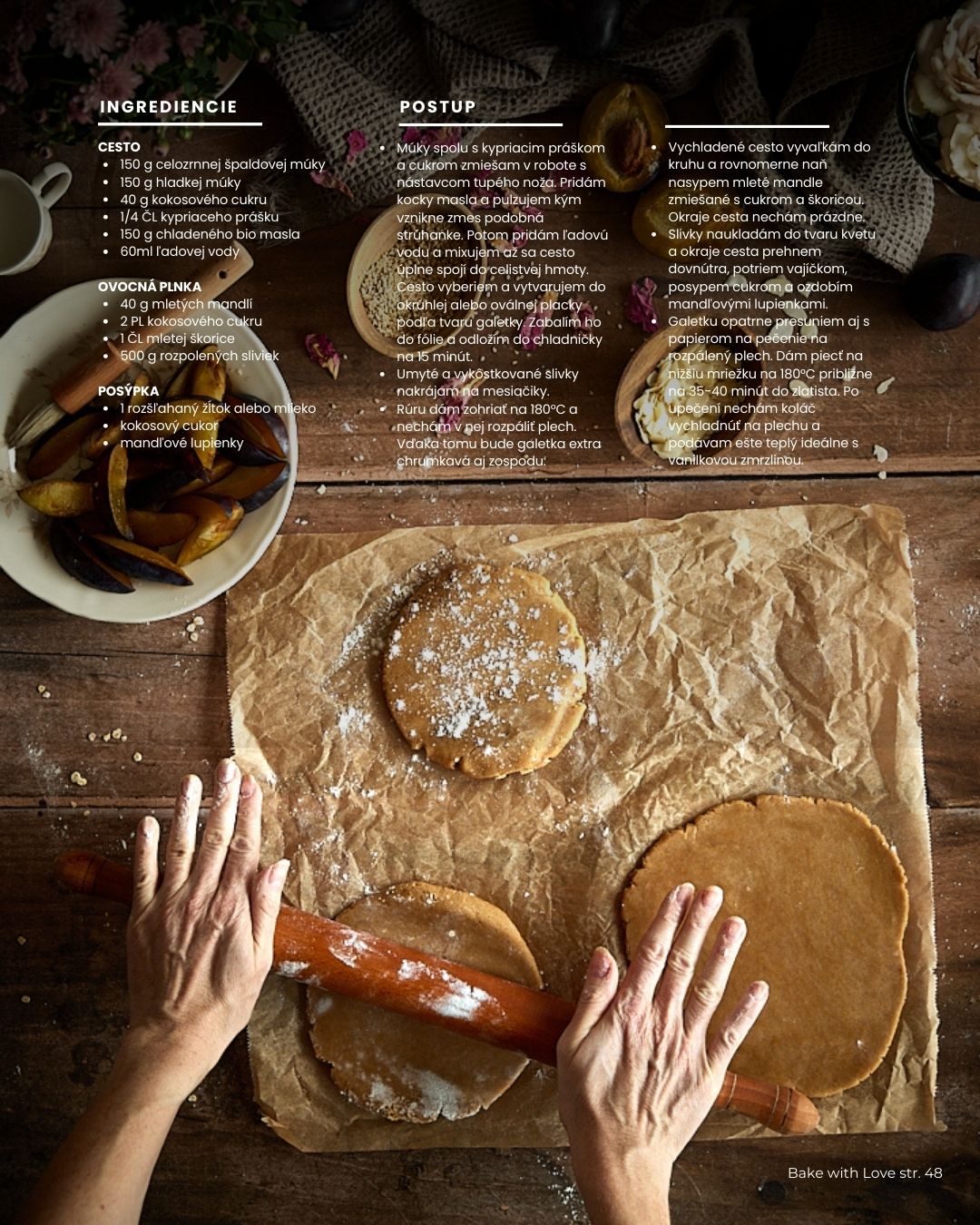 Plum galette-Recipe-Zuzana Rainet-Food photographer-Bratislava