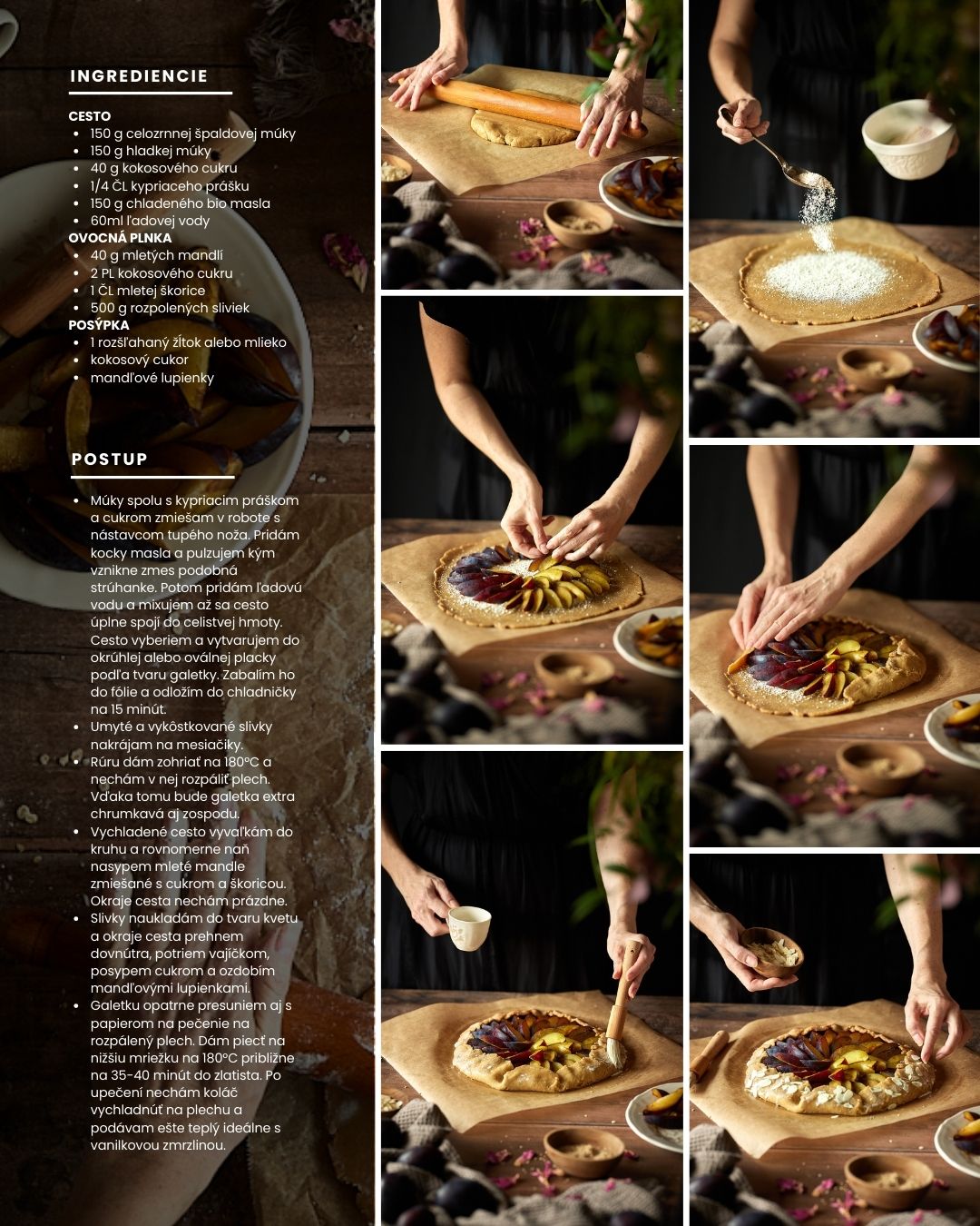 Plum galette-Recipe-Zuzana Rainet-Food photographer-Bratislava