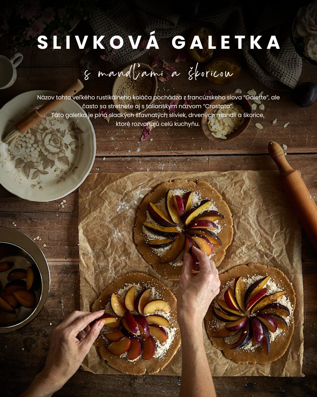 Plum galette-Recipe-Zuzana Rainet-Food photographer-Bratislava