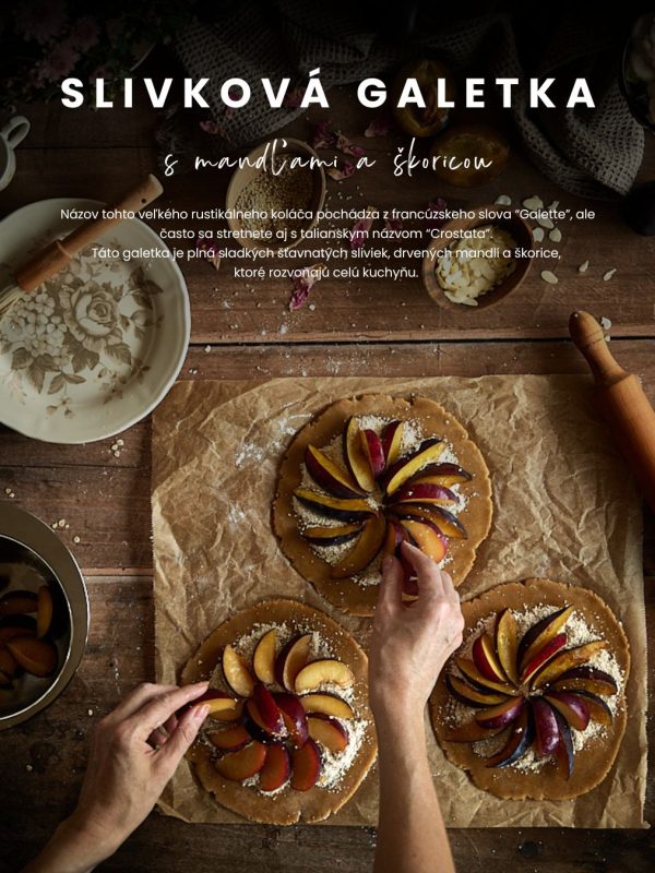 Slivková galetka-Recept-Zuzana Rainet-Fotograf jedla-Bratislava